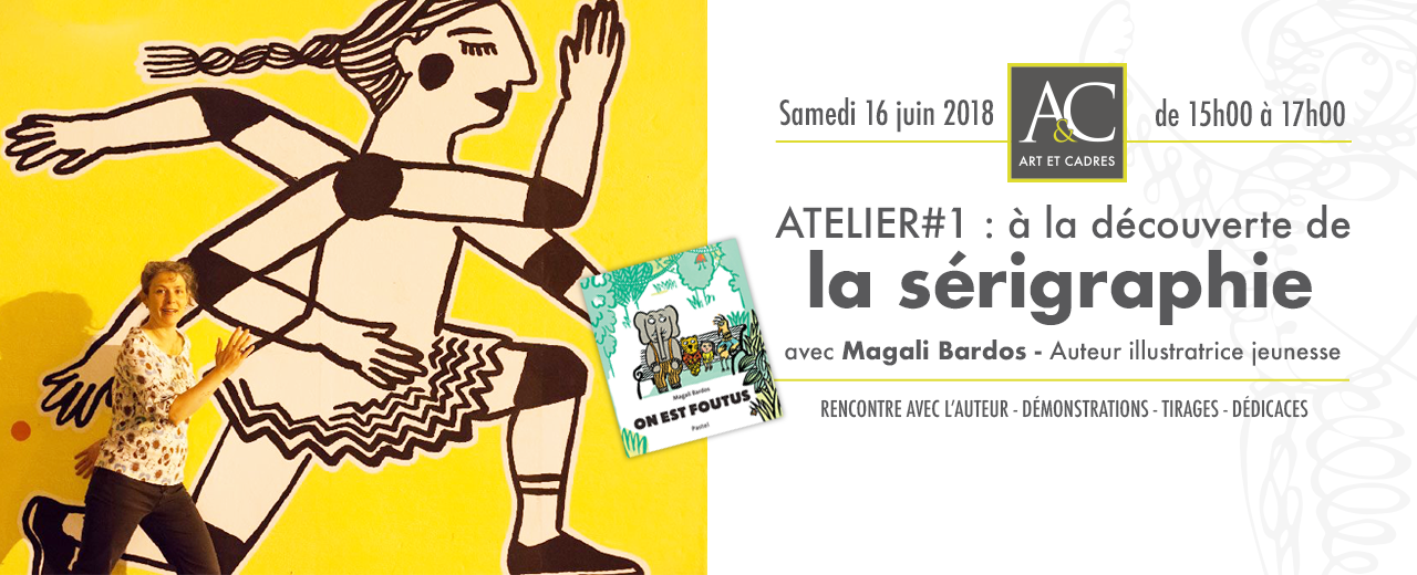atelier serigraphie / art et cadres / © Magali Bardos